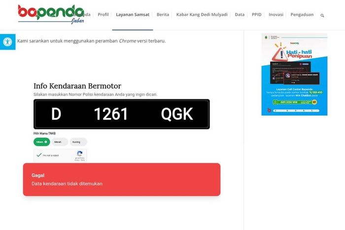 Pelat nomor Nissan GT-R R35 milik Wamenaker Immanuel Ebenezer yang disita KPK tidak ada di data Bapenda Jabar