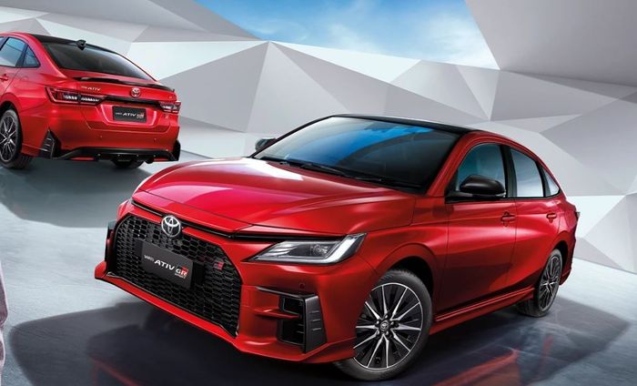 detail tampilan Toyota Yaris Ativ HEV GR Sport