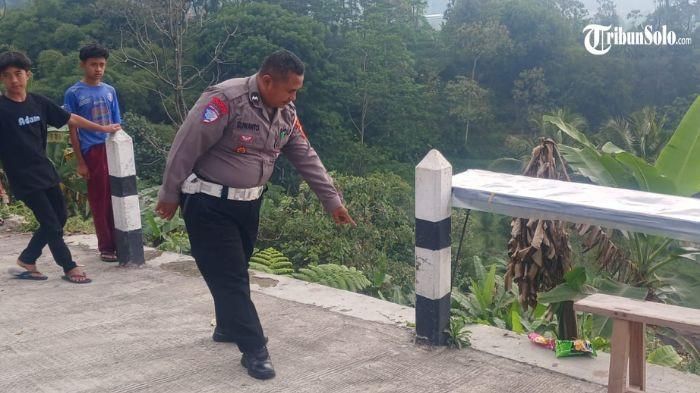 Lokasi dua lansia berboncengan pakai BeAT terjung bebas ke jurang sedalam 7 meter