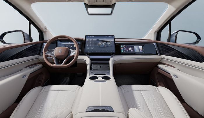 detail dasbor BYD M9