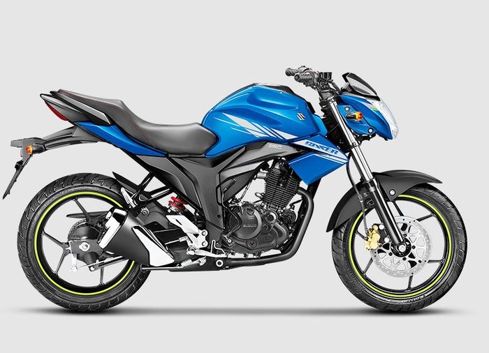 detail tampilan Suzuki Gixxer Monotone 2026