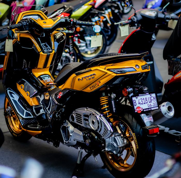 Modifikasi Yamaha NMAX Neo Bumblebee Nakano RH80 Garage 