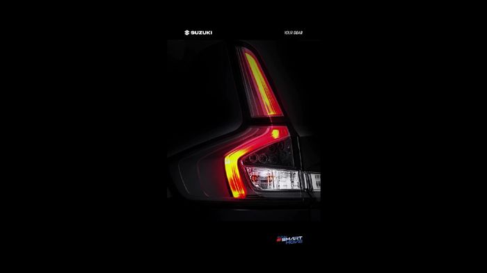 Tangkapan layar teaser diduga Suzuki XL7  edisi hitam.