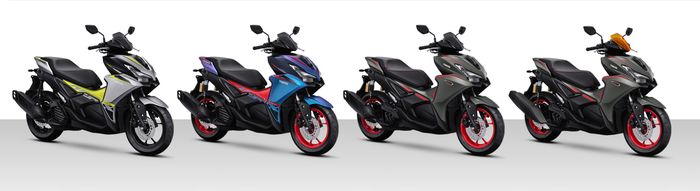 4 tipe Yamaha Aerox Alpha - Standard, CyberCity, Turbo, Turbo Ultimate