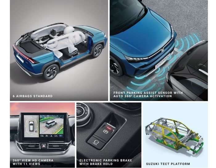 aspek keselamatan pada Suzuki Victoris