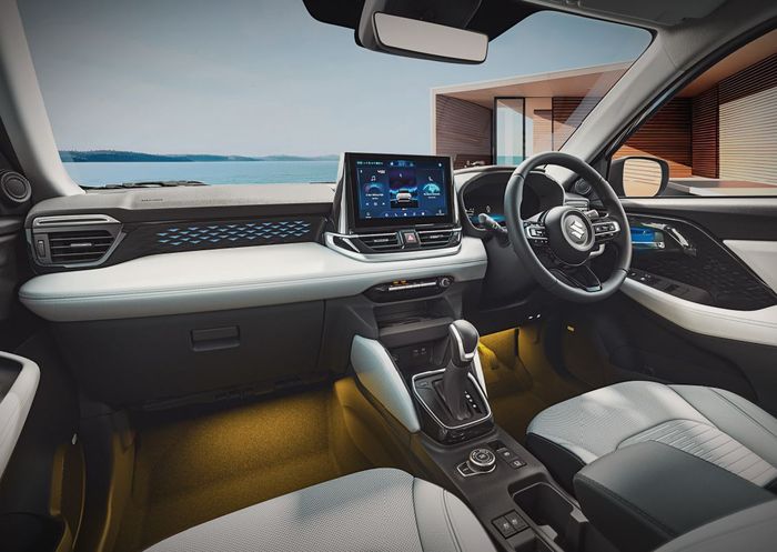 detail dasbor Suzuki Victoris