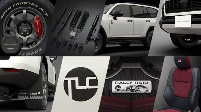 kit aksesori Toyota Land Cruiser GR Sport Rally Raid Edition