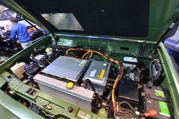 Motor listrik jip militer listrik bernama Birawa Military Jeep EV buatan PT Mobil Anak Bangsa (MAB)