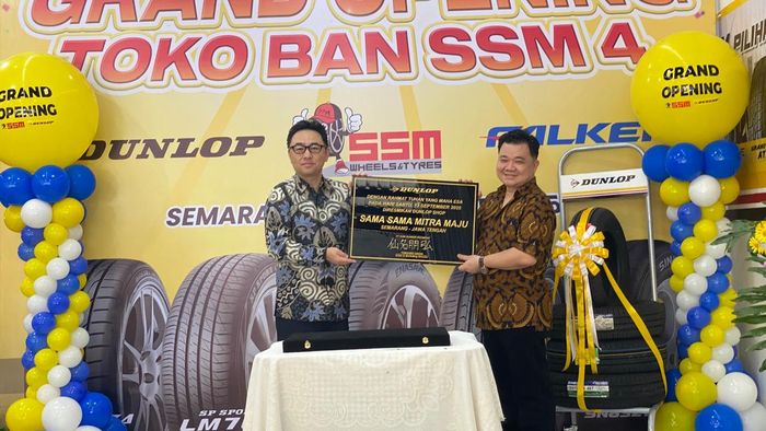 Grand Opening toko ban SSM 4 kota Semarang, Jawa Tengah