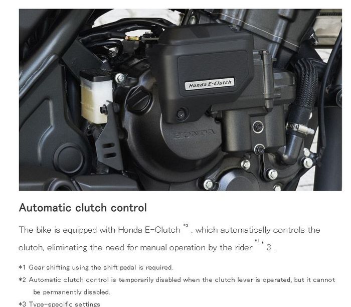 sistem E-Clutch Honda