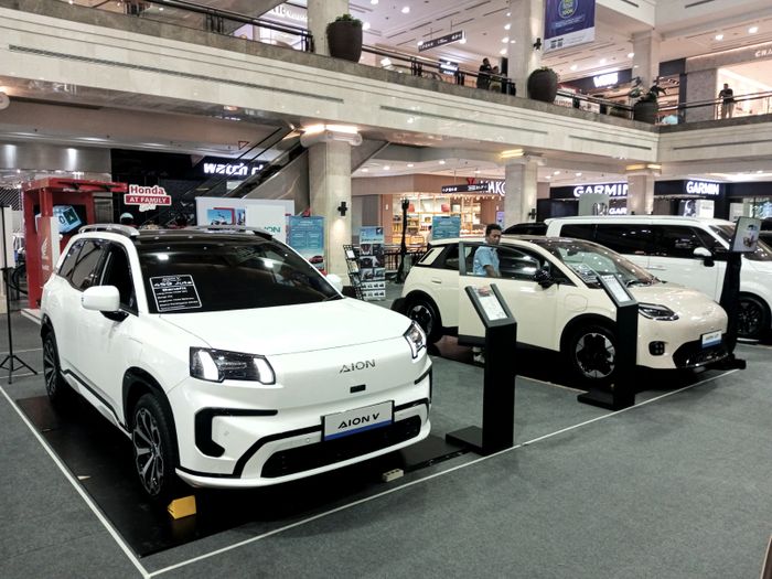 Ilustrasi lini produk GAC Aion di Indonesia