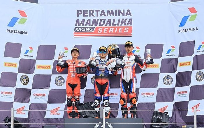 Resky YH amankan Podium Kejurnas Junior NS 150cc