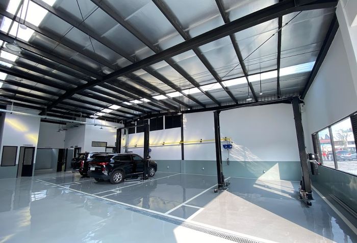 Siap dengan area servis luas