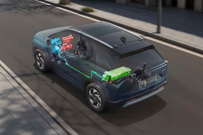 Sistem hybrid Suzuki Victoris.