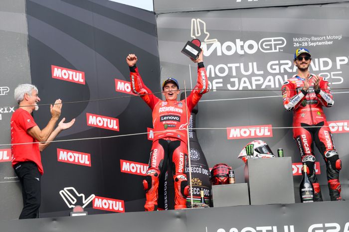 MotoGP Jepang 2025 yang berlangsung di sirkuit Twing Ring Motegi jadi catatan indah bagi Marc Marquez