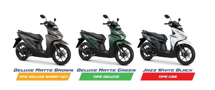 Tiga tipe Honda BeAT baru