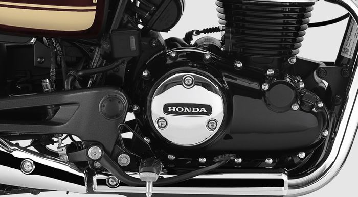 untuk memberikan rasa berkendara maksimal, Honda CB350C Special Edition dibekali assist and slipper clutch