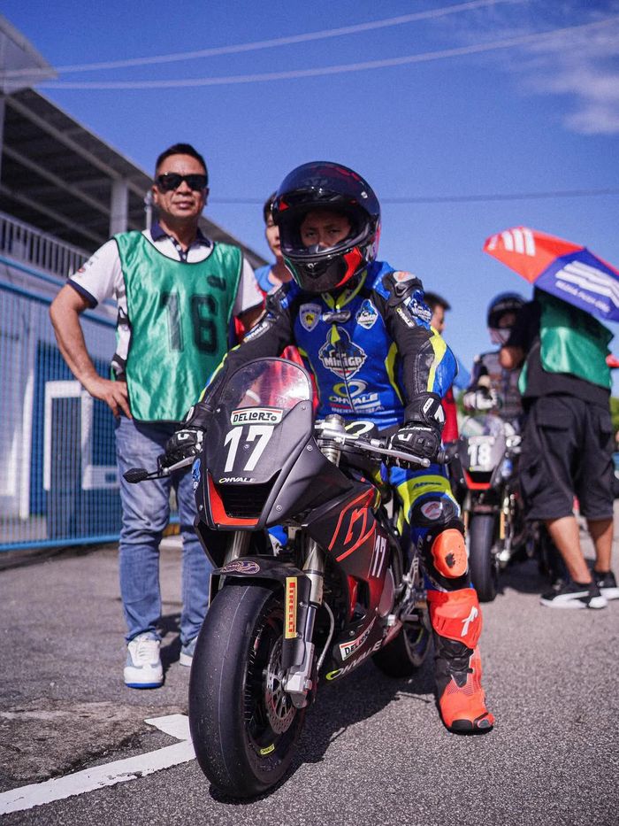 Salah satu pembalap cilik asal Indonesia