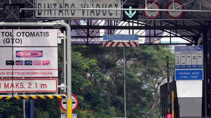 Gerbang tol Bintaro Viaduct, Bintaro Jaya, Tangerang Selatan