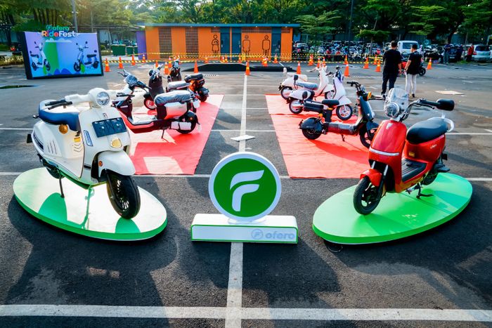 Line up produk Ofero di acara Ofero Ride Fest 2025