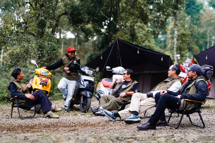 TVS Callisto Campride bukan sekadar turing, tetapi ada camping dan kumpul dan sharing session
