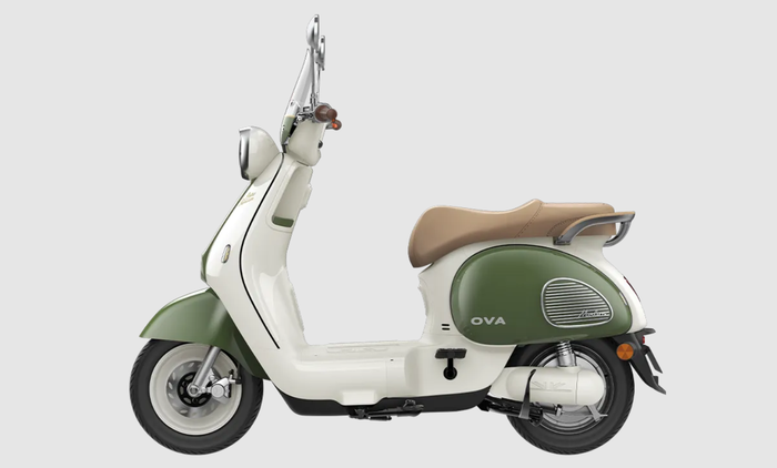 Yadea Ova hadir dengan desain klasik yang elegan, cocok untuk wanita