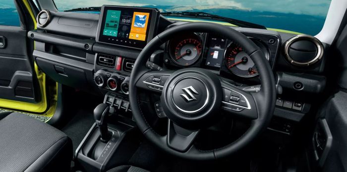 tampilan dasbor Suzuki Jimny 3 pintu JDM versi update