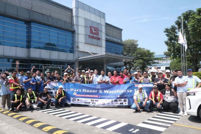 Part Bazaar &amp; Warehouse Visit di Part Center ADM, Cibitung, Jawa Barat