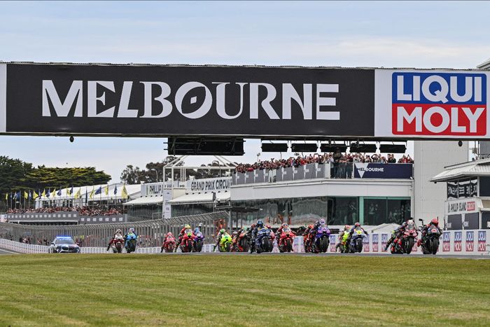 Gelaran MotoGP Australia berlangsung seru