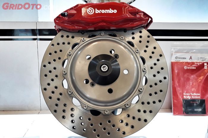 Ilustrasi kaliper Brembo