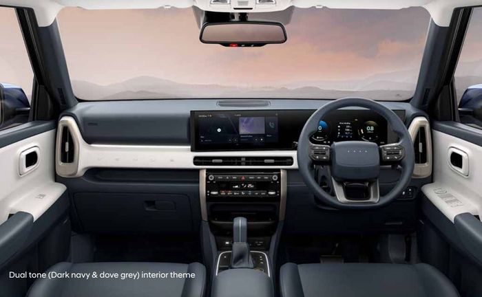 detail dasbor Hyundai Venue 2026