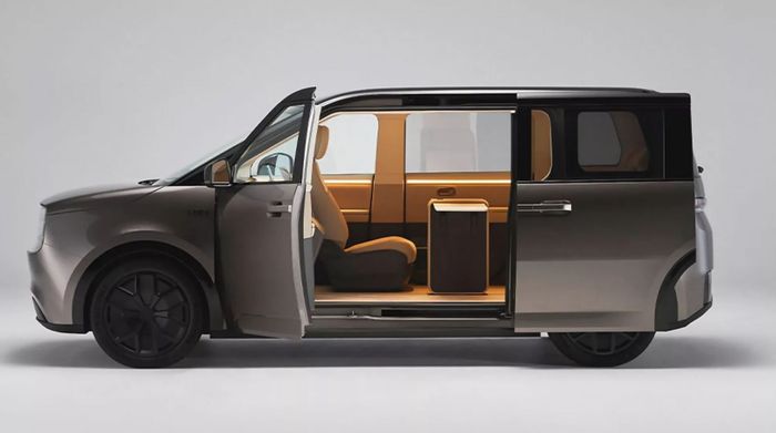 layout kabin Sharp LDK+ tampak seperti ruang keluarga di rumah