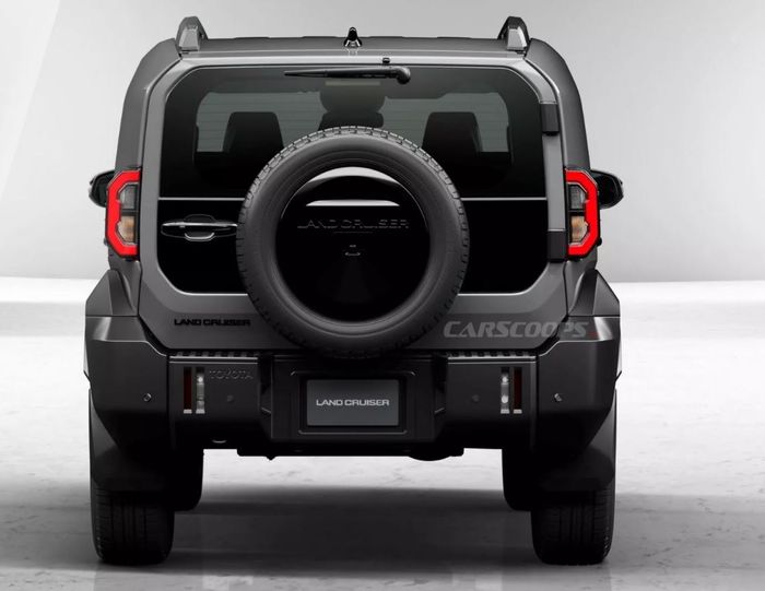 tampak belakang Toyota Land Cruiser FJ