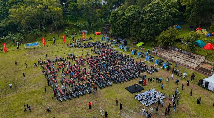 kegiatan diikuti hampir 300 unit motor listrik Polytron