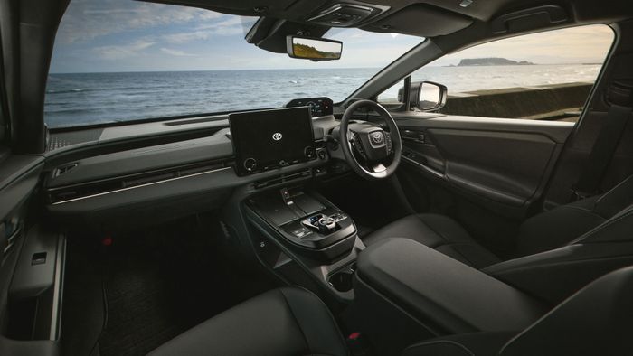Interior Toyota bZ4X terbaru.