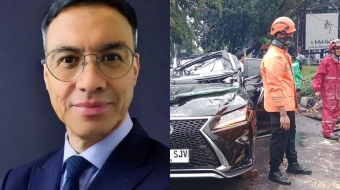 Sosok pengemudi Lexus RX 300 F yang tertimpa pohon di Pondok Indah adalah sosok penting senior Menteri Keuangan Purbaya