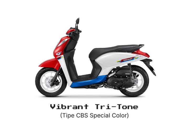 Pilihan warna Vibrant Tri-Tone (Special Color)