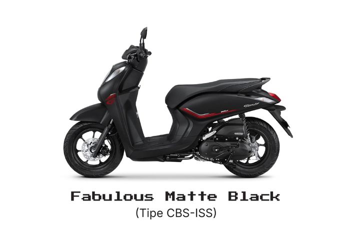 Pilihan warna Fabulous Matte Black