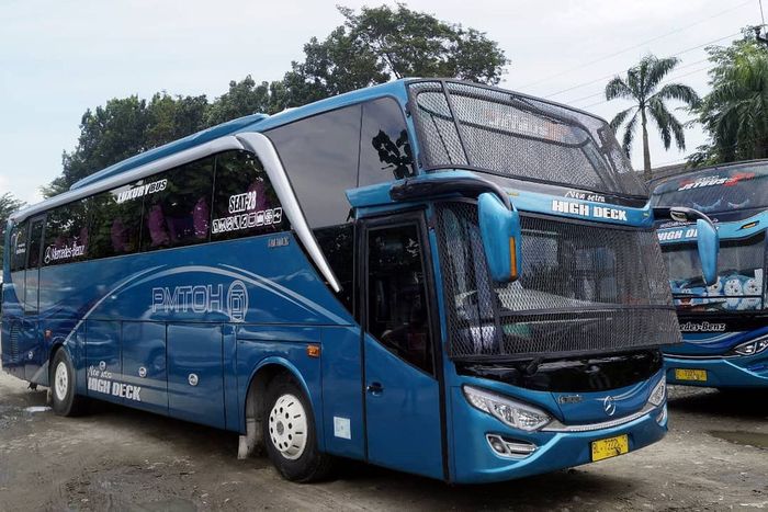 PO PMTOHjadi salah satu bus yang punya trayek terjauh di Indonesia