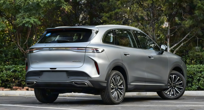 Siluet desain Chery Tiggo 8 lebih membulat