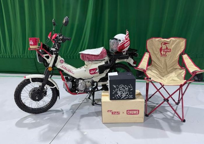 pembelian Honda CT125 CHUMS Limited Edition punya kesempatan mendapat paket kamping eksklusif
