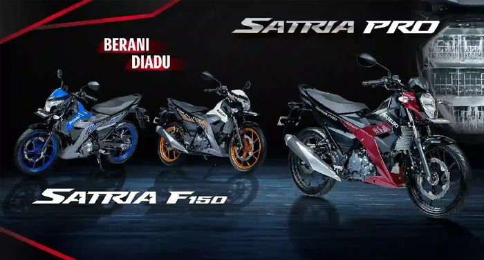 Pilihan warna Suzuki Satria F150 dan Satria PRO