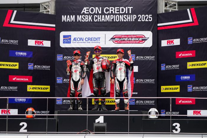 Podium Thailand Talent Cup (TTC) 2025 di Malaysia