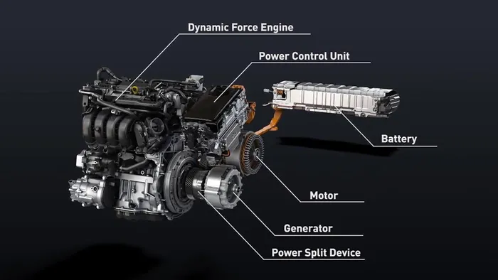 Rangkaian Sistem Hybrid Toyota
