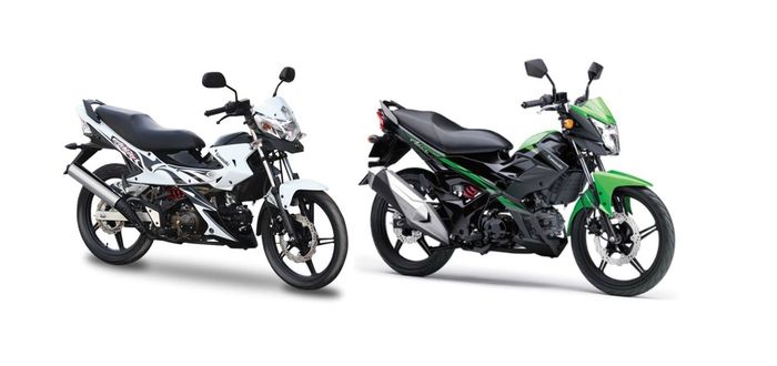 Kawasaki Athlete (kiri) dan Athlete Pro (kanan)