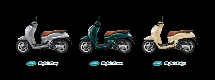 Pilihan warna baru Scoopy