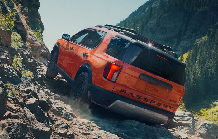 bagian belakang Honda Passport Trailsport