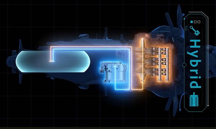Mesin bakar dan motor listrik bisa bekerja bersamaan ketika Proto PHEV (Plug In Hybrid Electric Vehicle) sedang melaju.