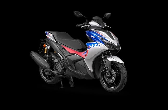 Aerox warna Gray Blue Silver Thailand