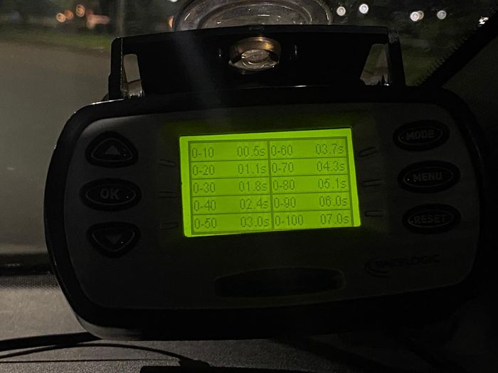 Catatan akselerasi AION UT.